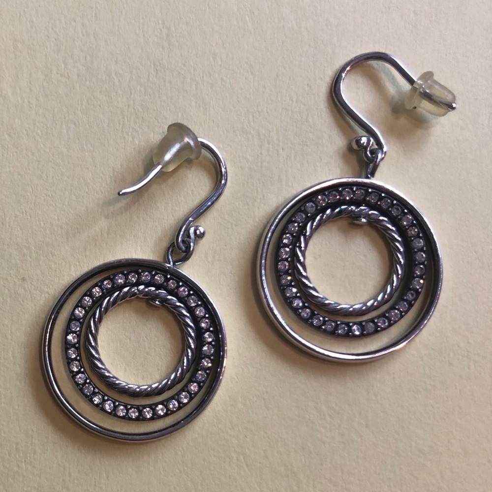Touchstone Crystal Round and Round earrings